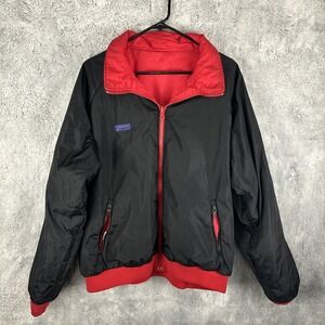 Vintage Columbia Thinsulate Lined Outdoor Jacket‎ 90s Reversible Size XL Black